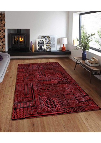 Renkli Halılar Yıkanabilir Dijital Baskı Modern Dekoratif Kaymaz Tabanlı Salon Halısı Mutfak Halısı Yolluk