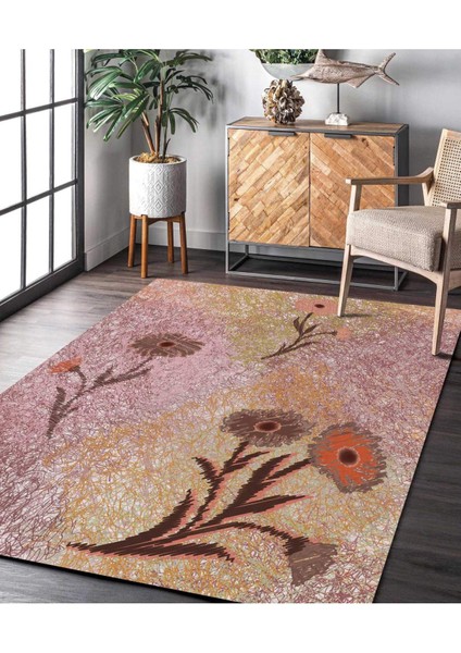 Renkli Halılar Yıkanabilir Dijital Baskı Modern Dekoratif Kaymaz Tabanlı Salon Halısı Mutfak Halısı Yolluk
