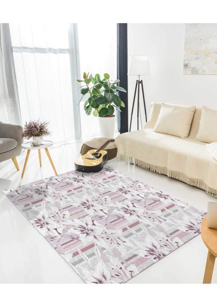 Renkli Halılar Yıkanabilir Dijital Baskı Modern Dekoratif Kaymaz Tabanlı Salon Halısı Mutfak Halısı Yolluk