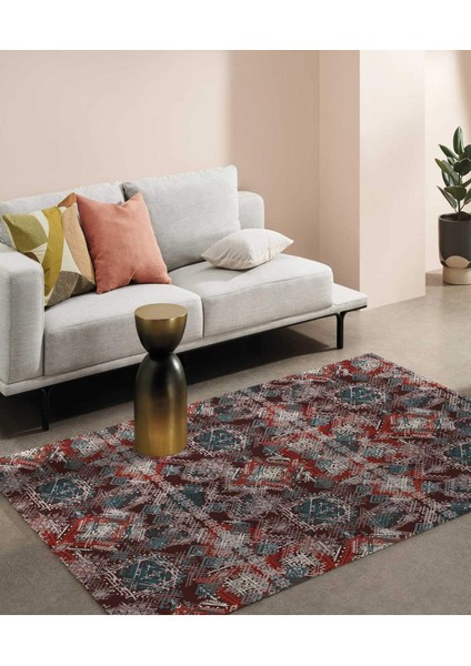 Renkli Halılar Yıkanabilir Dijital Baskı Modern Dekoratif Kaymaz Tabanlı Salon Halısı Mutfak Halısı Yolluk