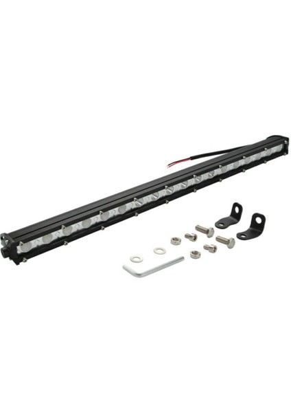 NKT GROUP 108W 36 LED Tek Sıra Offroad Yayıcı Gündüz Farı Lambası Projektör 96 cm