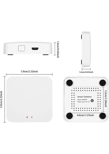 Hector Emporium Tuya Zigbee Ağ Geçidi, Teekar Akıllı Ağ Geçidi Hub Tüm Zigbee 3.0 Akıllı Cihazlarla Uyumlu, Akıllı Ev Köprüsü Uygulaması Ev Otomasyonu Için Uzaktan Kumanda - 55 Cihaza Kadar Bağlanır