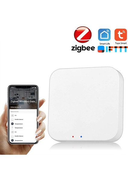 Hector Emporium Kavolet Tuya Zigbee 3.0 Için Smart Gateway Hub, Tuya Smart Home Bridge Smart Life App Kablosuz Uzaktan Kumanda Tuya Zigbee 3.0 Akıllı Ürünler Için