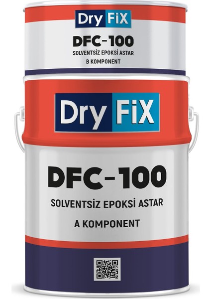 DFC-100 4,5 Kg Solventsiz Epoksi Astarı Çok Amaçlı Reçine Esaslı Astar