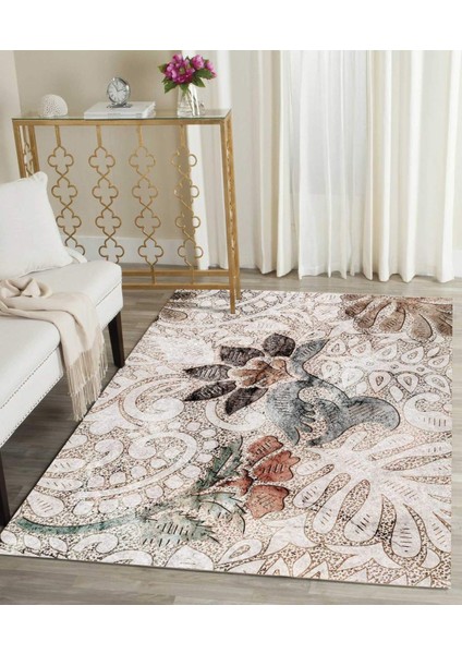 Renkli Halılar Yıkanabilir Dijital Baskı Modern Dekoratif Kaymaz Tabanlı Salon Halısı Mutfak Halısı Yolluk