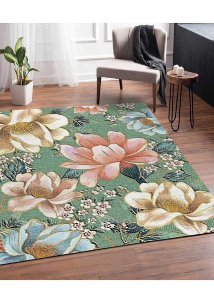 Renkli Halılar Yıkanabilir Dijital Baskı Modern Dekoratif Kaymaz Tabanlı Salon Halısı Mutfak Halısı Yolluk