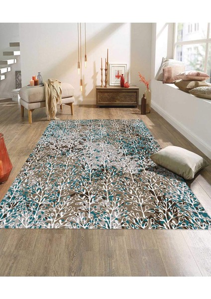 Renkli Halılar Yıkanabilir Dijital Baskı Modern Dekoratif Kaymaz Tabanlı Salon Halısı Mutfak Halısı Yolluk