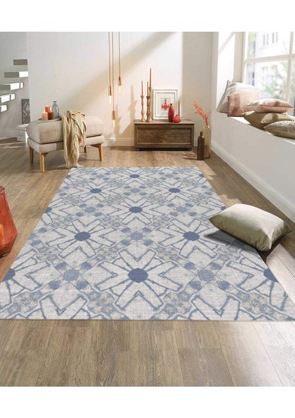 Renkli Halılar Yıkanabilir Dijital Baskı Modern Dekoratif Kaymaz Tabanlı Salon Halısı Mutfak Halısı Yolluk