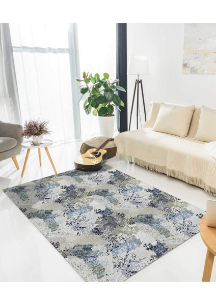 Renkli Halılar Yıkanabilir Dijital Baskı Modern Dekoratif Kaymaz Tabanlı Salon Halısı Mutfak Halısı Yolluk