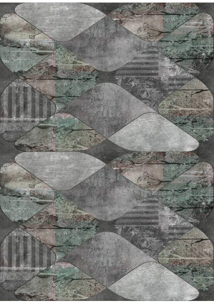 Renkli Halılar Yıkanabilir Dijital Baskı Modern Dekoratif Kaymaz Tabanlı Salon Halısı Mutfak Halısı Yolluk