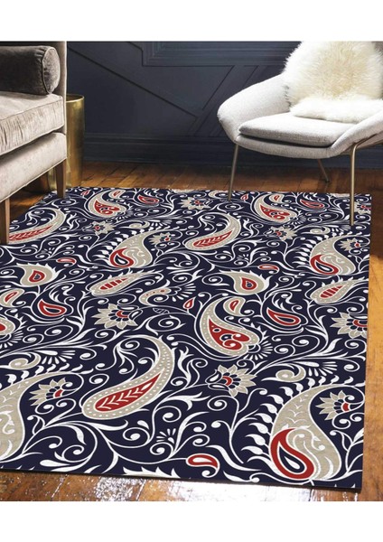 Renkli Halılar Yıkanabilir Dijital Baskı Modern Dekoratif Kaymaz Tabanlı Salon Halısı Mutfak Halısı Yolluk
