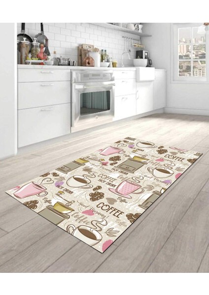 Renkli Halılar Yıkanabilir Dijital Baskı Modern Dekoratif Kaymaz Tabanlı Salon Halısı Mutfak Halısı Yolluk