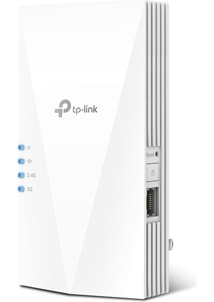 TP-Link RE700X, AX3000 Mbps, Geniş Bant/Wi-Fi Genişletici, 1 Gigabit Bağlantı Noktalı Wi-Fi Güçlendirici/Hotspot, 160 MHz Kanallar, Dahili Access Point Modu, Wi-Fi 6 Menzil Genişletici