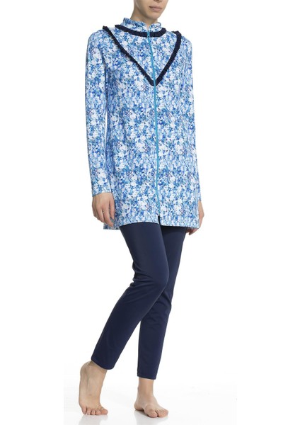 Floral Desenli Deniz Kıyafeti