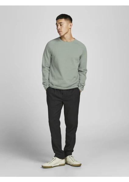 Jack & Jones Jjehıll Knit Crew Neck Noos - Twisted-12157321