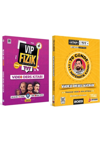 Mert Hoca TYT Matematik - Vip Fizik Defteri Seti 2 Kitap 2023