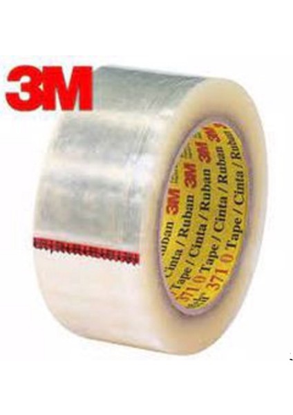 3m Şeffaf Koli Bandı 50 mm x 100 mt 4'lü