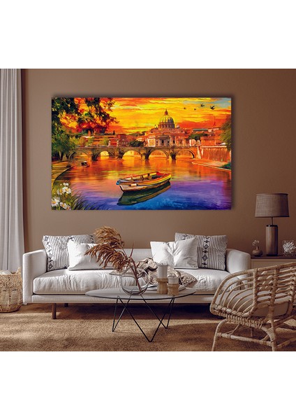 Göl Manzarası Kanvas Tablo