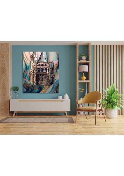 Galata Kulesi Kanvas Tablo