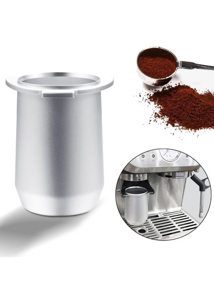 Espresso Makine Aksesuarları İçin Premium Kahve Dozlama Kupası Mutfak Araçları - Gümüş (Yurt Dışından) fırsatları