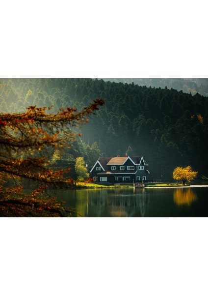 Abant Gölü Manzaralı Kanvas Tablo modelleri