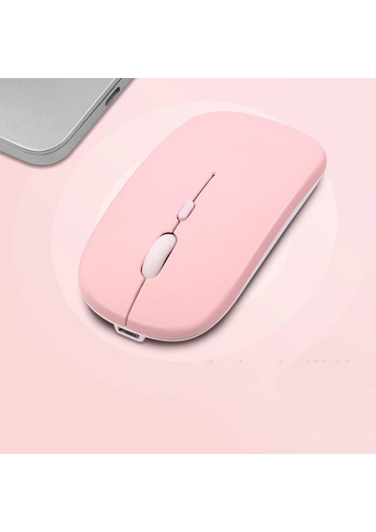 1600 Dpı Şarj Edilebilir 2.4 Ghz Çift Modlu Bluetooth Kablosuz Mouse - Model AL2675 Mor indirimleri