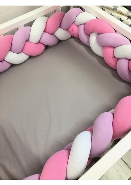 Guldesıgnstore 3 Lü Model Örgü Koruma Pembe Mor Beyaz