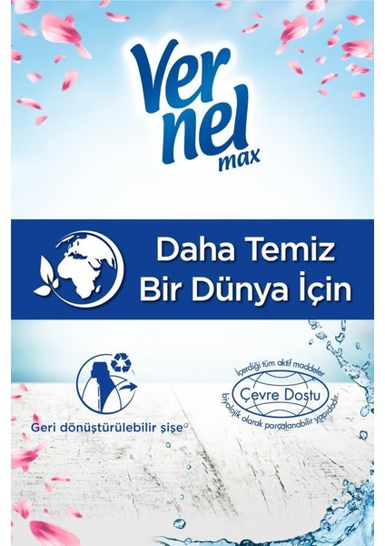 Max Taze Gül 2x1.44L & Vernel Max Sensitive 2x1.44L (4'lü Set)