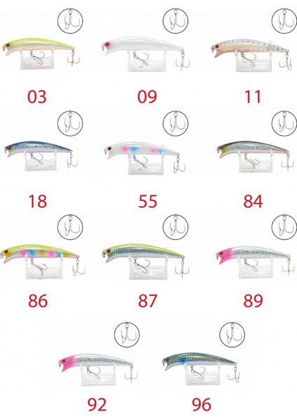 3405-84 Caplure Seabass Minnow 90MM Floating 12GR Maket Balık fiyatları