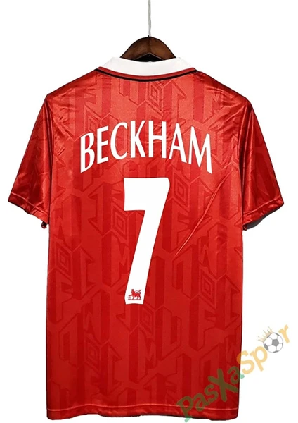 Nostalji Manchester United 92/93 Sezonu Beckham Iç Saha Retro Forma Modeli