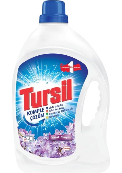 Leylak Bahçesi 33 Yıkama Jel Deterjan x 2 adet + Vernel Max Naturals Şakayık & Beyaz Çay 1440 ml (60 yıkama)