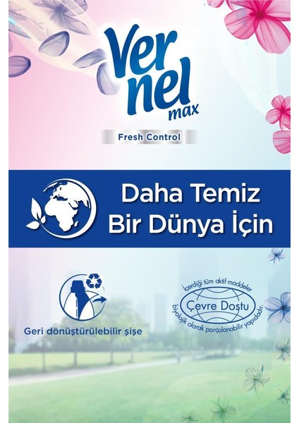 Max Fresh Control Çiçek Ferahlığı 2x1.32L & Vernel Max Fresh Control Buz Serinliği 2x1.32L