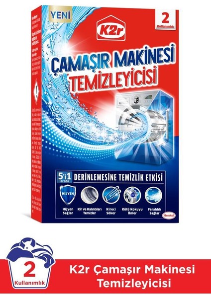 Çamaşır Makinesi Temizleyici 2X75 gr