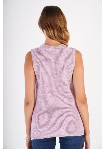 Selanik Örgü V Yaka Yün Süveter Bluz Örme Triko TRIST-6126 modelleri