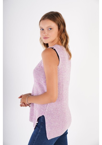 Selanik Örgü V Yaka Yün Süveter Bluz Örme Triko TRIST-6126 fırsatları