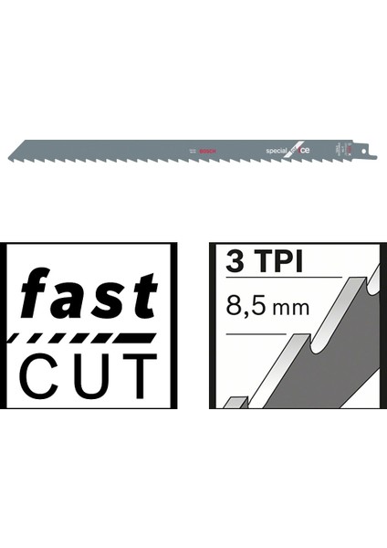 Tilki Kuyruğu Bıçağı S 1211 K - Buz ve Kemik Kesme 5'Li Paket