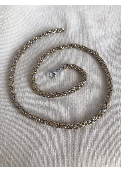 Altın Sarısı Çelik Kral Kolye fiyatları