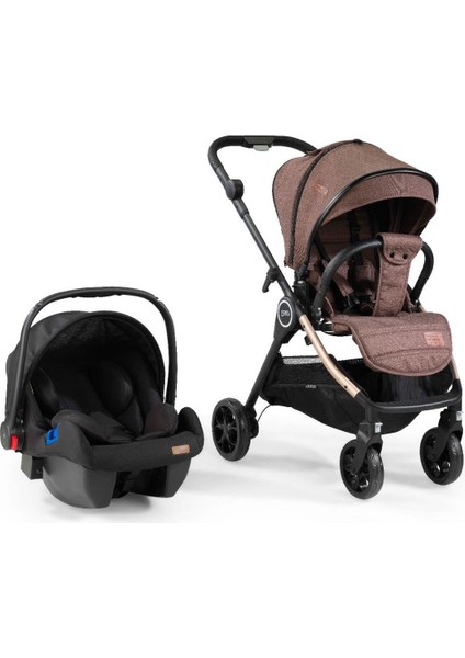 2037 BABY2GO Mc Plus Cabin Sistem Bebek Arabasi Kahve