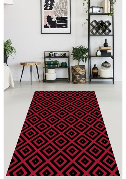 Renkli Halılar Yıkanabilir Dijital Baskı Modern Dekoratif Kaymaz Tabanlı Salon Halısı Mutfak Halısı Yolluk
