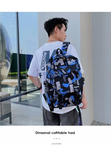 Büyük Kapasiteli Kamuflaj Öğrenci Sırt Çantası (Yurt Dışından) indirimleri