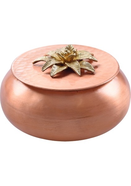 Bakır Kesik Güllü Şekerlik Rose Gold No 3