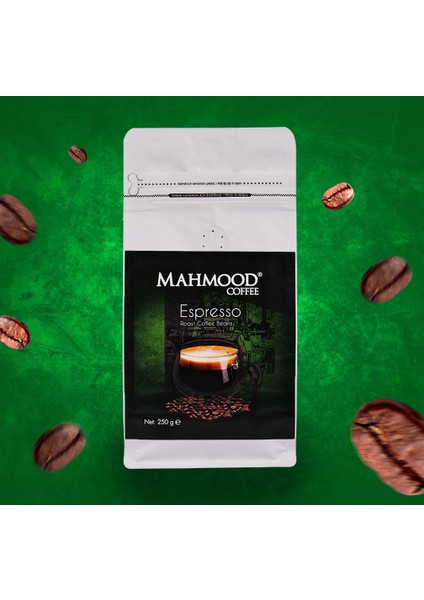 Mahmood Coffee Kavrulmuş Espresso Kahve Çekirdekleri 250 gr