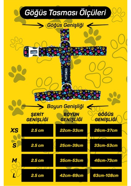 Yellow Boom Köpek Göğüs Tasması