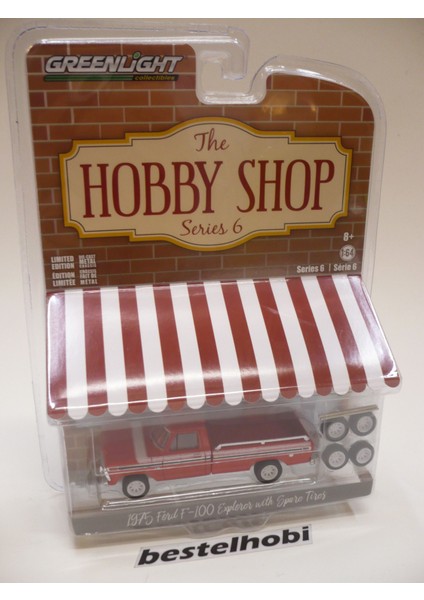 Ford F100 1975 Red Hobby Shop Greenlıght