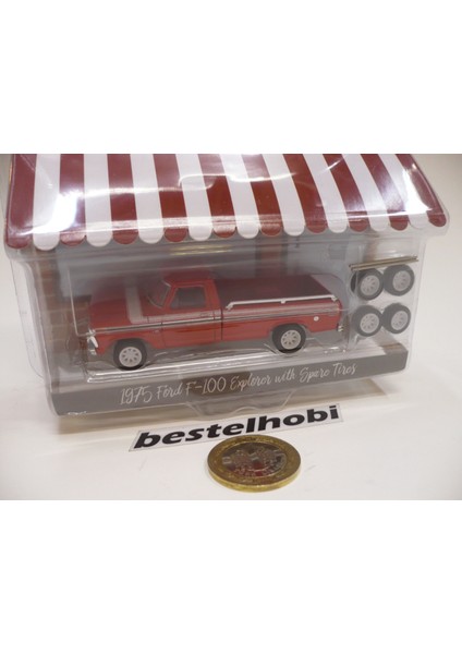 Ford F100 1975 Red Hobby Shop Greenlıght fiyatları