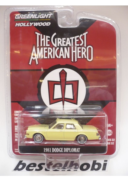 Dodge Dıplomat 1981 The Greatest Amerıcan Hero fiyatları