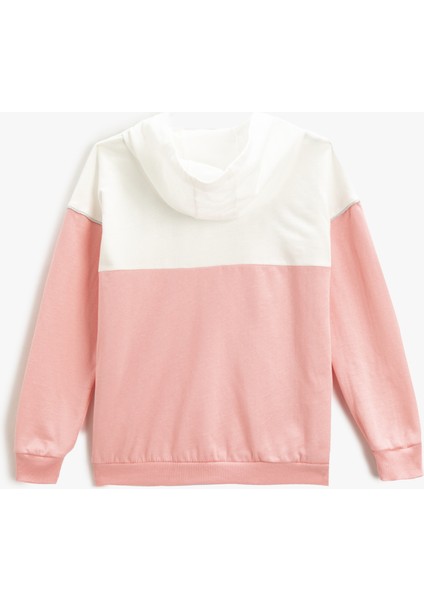 Baskılı Kapüşonlu Sweatshirt Pamuklu fiyatları