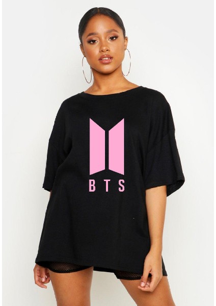 Bts Logo Oversize Tişört