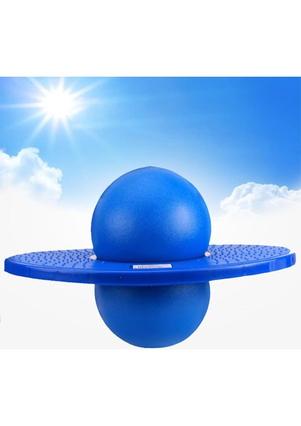 Bouncy Atlama Pogo Top Spor Fitness Açık Hava Aktivite Oyuncak –blue indirimleri