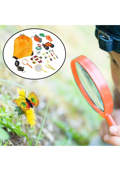 Kids Explorer Kiti Pusula Böcek Kitleri Yürüyüş Tatil Hediyesi Çocuklar Çocuklar